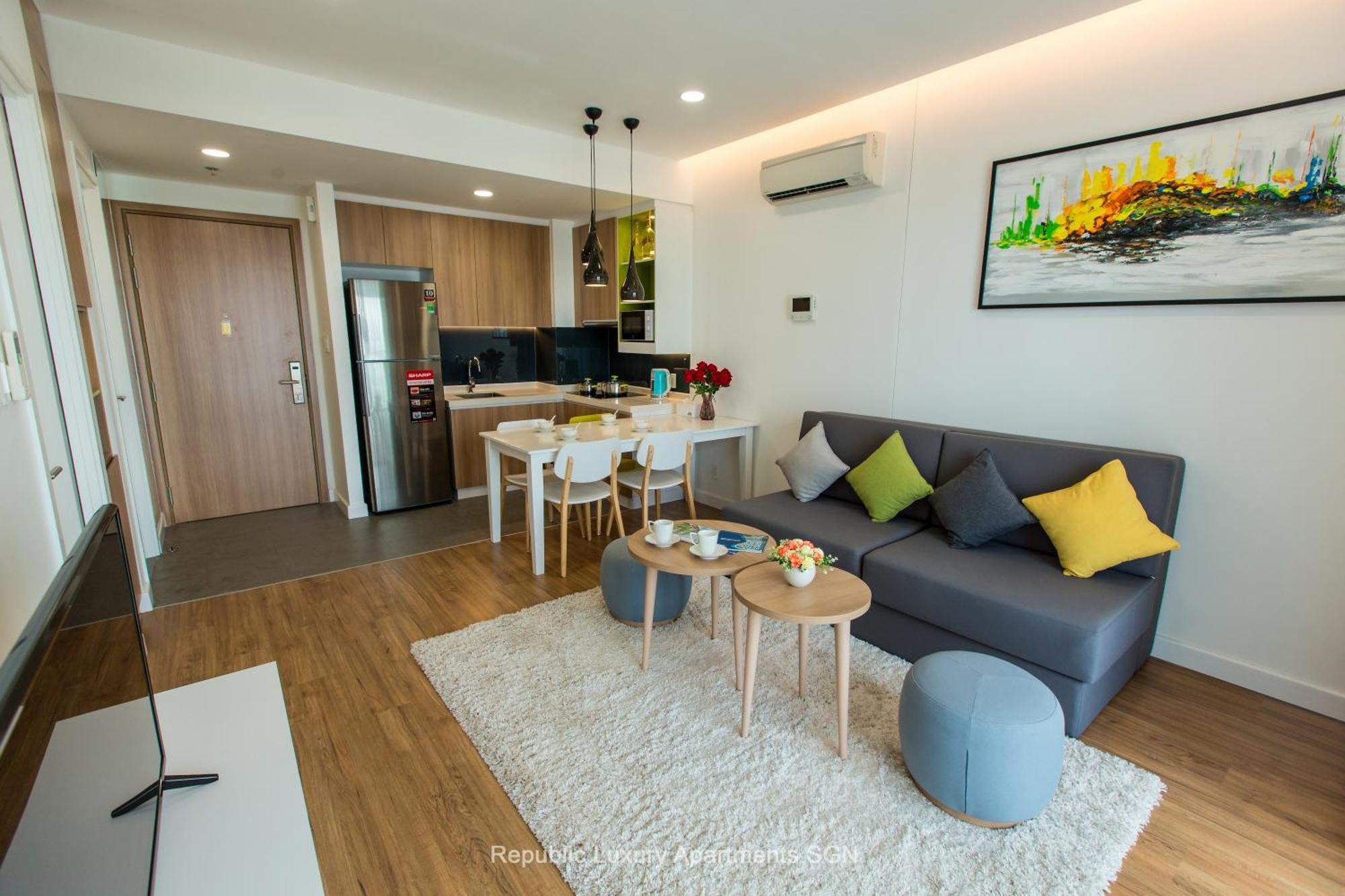 Republic Apartments Saigon Airport Ho Chi Minh City Bagian luar foto