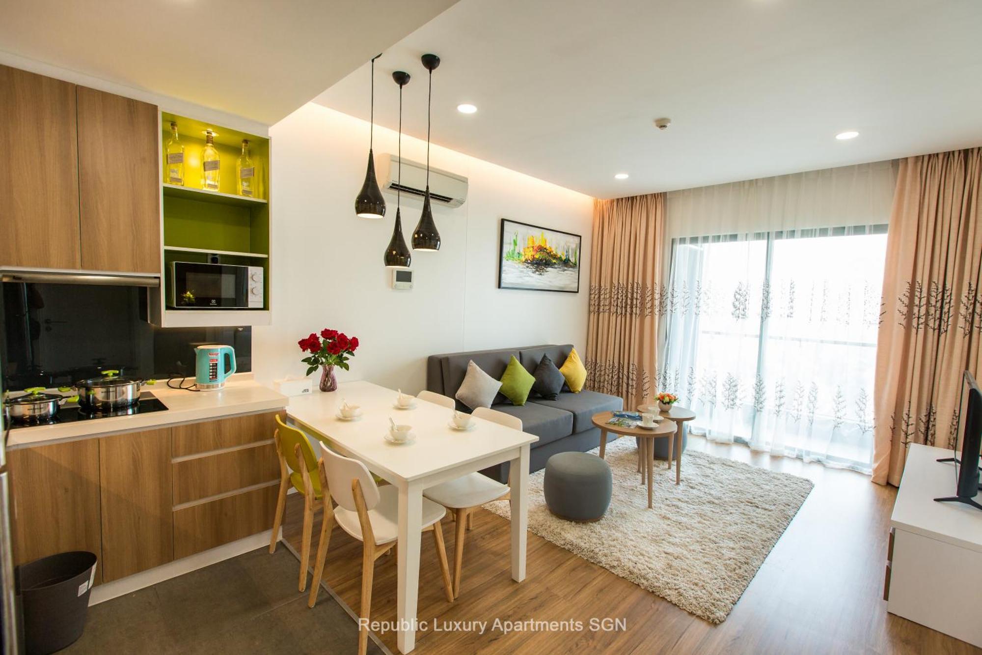Republic Apartments Saigon Airport Ho Chi Minh City Bagian luar foto